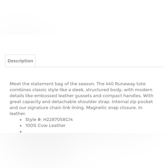 Authentic DVF 440 Runway Tote - Picture 6 of 8